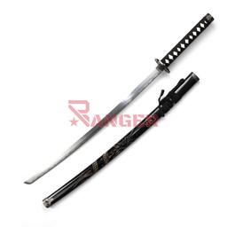 KATANA DECORATIVA 98 CM HOJA 68 CM ACERO AL CARBONO VAINA DE MADERA