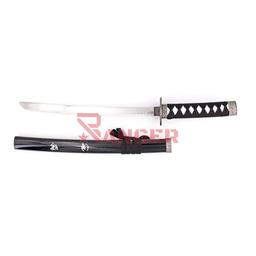 Cuchillo wakizashi mini 27 cm sin filo acero al carbono