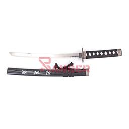 Cuchillo Katana Wakizashi Mini 27 cm Hoja 45 cm Total Acero Filo sin filo
