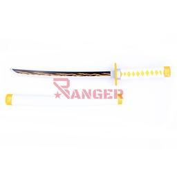 Katana wakizashi mini 24 cm hoja 40 cm total Blanca