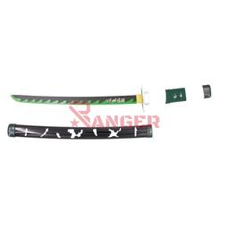 Mini Katana Wakizashi Hoja de Acero Sin Filo Empuñadura y Vaina de Madera