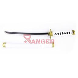 Espada wakizashi mini 45 cm sin filo blanca