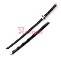 KATANA DE BAMBÚ 104 CM MODELO 3060 DMSY CON EMPUÑADURA TRENZADA Y VAINA DE PLÁSTICO