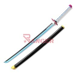 Katana de bambú 104 cm con hoja de 70 cm y empuñadura encordada