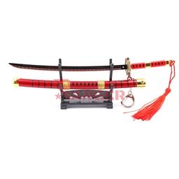 [BH-1181] KATANA BH MINI LLAVERO 1181 OPC 22CM ROJA