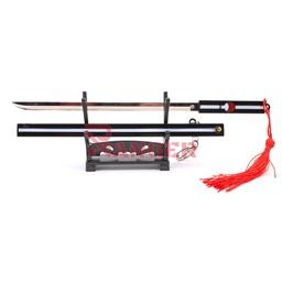 Katana mini llavero 22 cm sin filo aleación de zinc