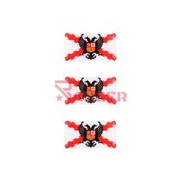 [130232-BOR-AGUILA] PEGATINA ABULTADA PEQ. 3PCS BORGOÑA AGUILA BLANCA