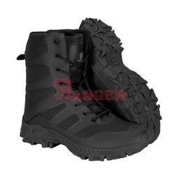 BOTA TÁCTICA CAÑA 8 PULGADAS MICROFIBRA DE NYLON CON REFUERZO DE POLIURETANO SUELA DE CAUCHO PLANTILLA ESPUMA EVA