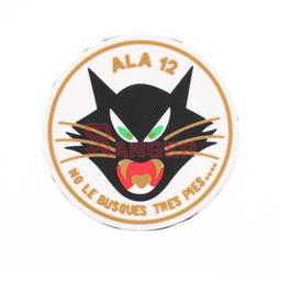 Parche PVC 3D Ala Gato 9,5 cm x 9,5 cm Blanco