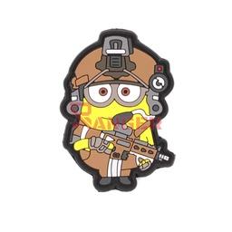 Parche PVC 3D Minion Táctico Coyote