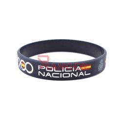 [IW-70509-NVBL] PULSERA IMMORTAL PVC POLICIA NACIONAL 200 ANIVERSARIO MARINO