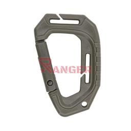 MOSQUETÓN PVC TÁCTICO 89 MM VERDE