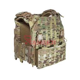 Chaleco modular portaplacas Molle Cordura 1000D con porta cargadores M4 Multicam