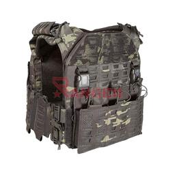 Chaleco modular MK4 Cordura 1000D sistema Molle corte láser con placas de entrenamiento EVA y porta cargadores M4
