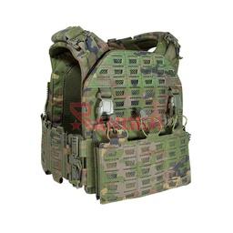 Chaleco Molle Corte Láser Cordura 1000D Porta Placas Dummy EVA Porta Cargadores M4 Ajustable Pixelado Boscoso