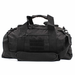 Bolsa de deporte táctica 25 L con sistema MOLLE velcro y cremalleras bidireccionales