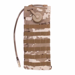 Reservorio de hidratación para mochila 2,5 L con sistema MOLLE Pixelado Árido