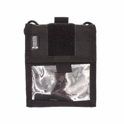 PORTADOCUMENTOS DE CUELLO CON CREMALLERA Y VELCRO POLIÉSTER Y PLÁSTICO