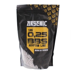 Bolas 6 mm 0,25 g estándar 1 kg Blanco