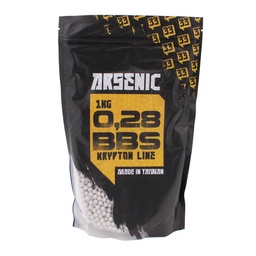 Bolas 6 mm 0,28 g 1 kg estándar Blanca