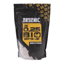 Bolas biodegradables 6 mm 0,25 g 1 kg Blanco