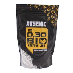 Bolas biodegradables 6 mm 0,30 g 1 kg Blancas