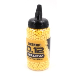 BOLAS 6MM 0.12G 2000 UNIDADES ESTÁNDAR AMARILLO