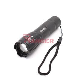 Linterna LED recargable 10W aluminio 1200mAh