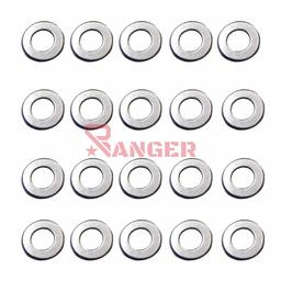 ARANDELA Metálica 0.50MM 20PCS Plata