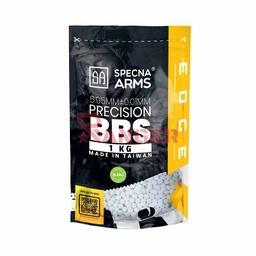 Bolas biodegradables precisión 6 mm 0,25 g 1 kg Blancas