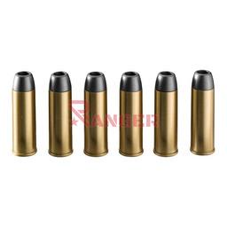 [TM137548] BALAS REVOLVER MARUI SAA.45 6MM DORADO