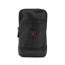 Bolso compacto de nylon con bolsillo frontal
