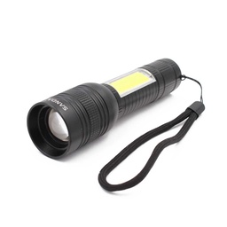 Linterna recargable multifunción LED USB 1200 mAh aluminio resistente al agua