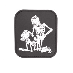 PARCHE IMMORTAL PVC 3D 2 ESQUELETOS FLUORESCENTE