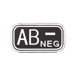 Parche de PVC para grupo sanguíneo AB negativo