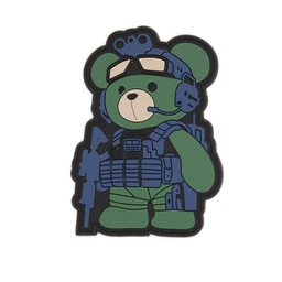 PARCHE PVC 3D TEDDY TÁCTICO VERDE