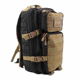 Mochila compacta con sistema Molle 20 litros 4 bolsillos acolchada