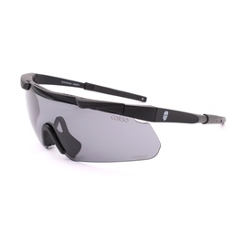 Gafas de seguridad con 3 lentes intercambiables antivaho certificadas EN166 y ANSI Z87+ con inserto óptico y funda de nylon