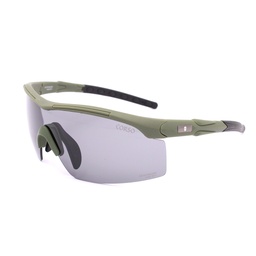 Gafas de seguridad con 3 lentes intercambiables Verde