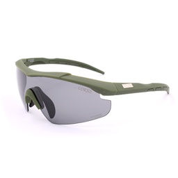 Gafas de seguridad con tres lentes intercambiables Verde