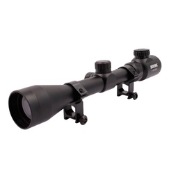MIRA TELESCÓPICA 3-9X40 CON ARGÓN RETÍCULA GRÁFICA MEDIDORA DE DISTANCIA ILUMINADA ROJA Y VERDE TUBO 25,4 MM