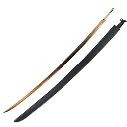Katana 140 cm acero al carbono con funda de piel sintética cobre