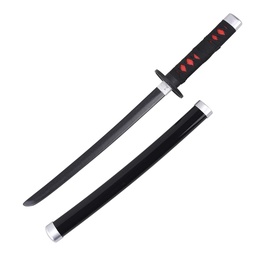 Katana wakizashi mini de madera 3210 DMSY 45 cm sin filo