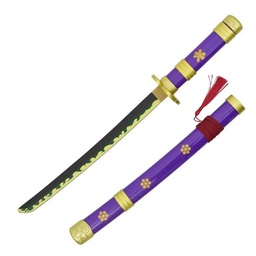 Katana wakizashi de madera Morada