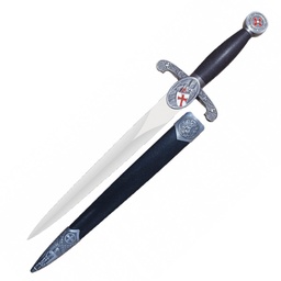 DAGA BH 7017 TEMPLAR 40 CM HOJA ACERO INOXIDABLE MANO METAL VAINA PLÁSTICA