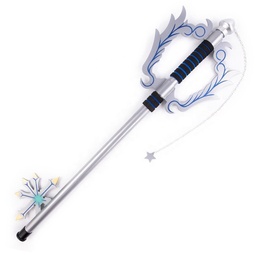 ESPADA 84 CM ACERO GUARDA DE METAL PLATA