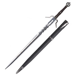 Espada larga BH 6015 WTCH 124 cm hoja de acero inoxidable mango de metal guarda de metal vaina de plástico