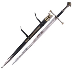 Espada larga LOTR 6031 126 cm de acero inoxidable con vaina de madera