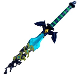 ESPADA CORTA 61CM ACERO INOXIDABLE MANGO PLÁSTICO GUARDA PLÁSTICA AZUL