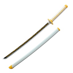 Katana de madera con iluminación LED 104 cm Blanca